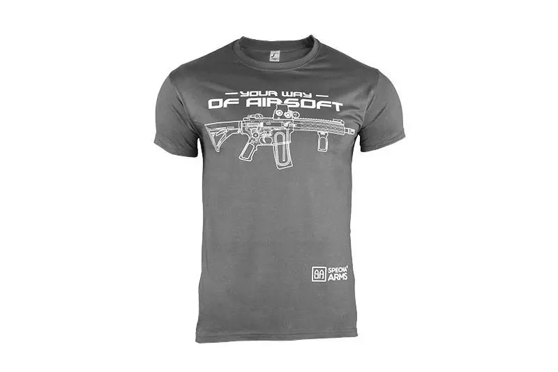 Specna Arms Shirt - Your Way of Airsoft 02 - Grey/White