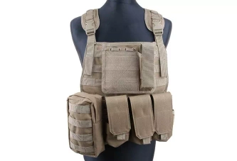 Kamizelka taktyczna typu MBSS Plate Carrier - coyote
