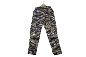 Kalhoty DF Combat Pants - Modrý tygří pruh