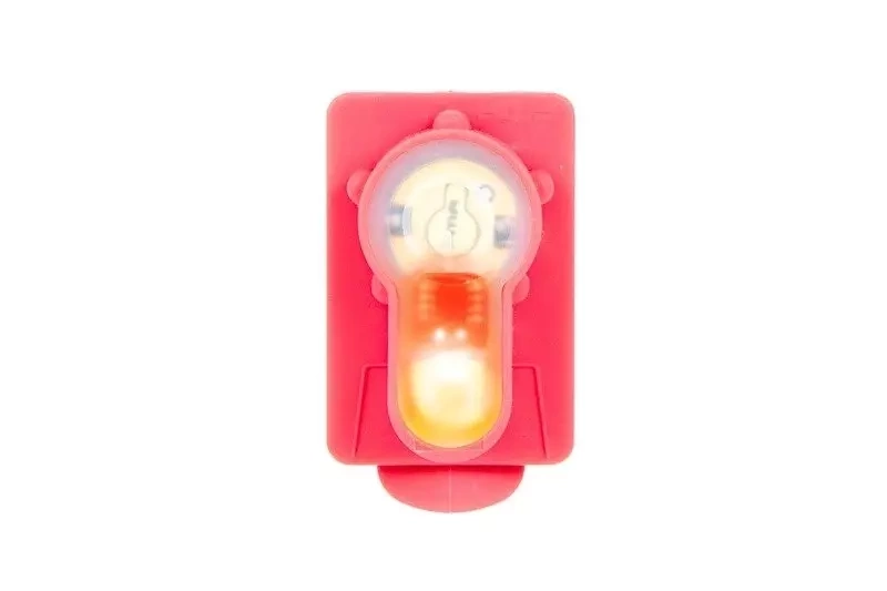 Lightbuck Card Button electronic marker - pink (orange light)
