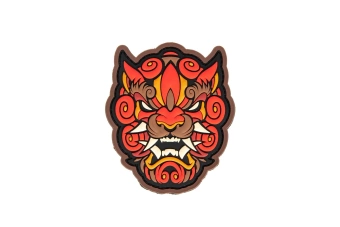 Naszywka Foo Dog Head 1 - czerwona