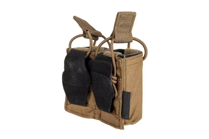 Double Pistol Pouch For Skeleton Vests - Coyote Brown