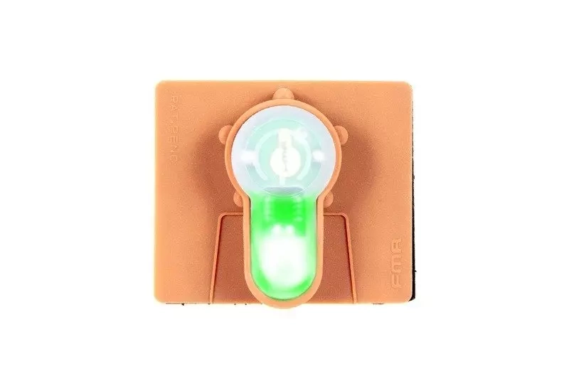 Marker elektroniczny Lightbuck V - pomarańczowy (zielone światło)