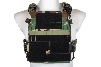 Kamizelka Taktyczna typu Plate Carrier Specna Arms Tactical QR III Woodland