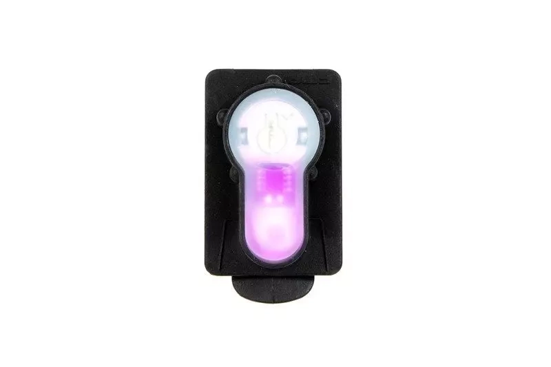 Marqueur électronique Lightbuck Card Button - noir (lumière rose)