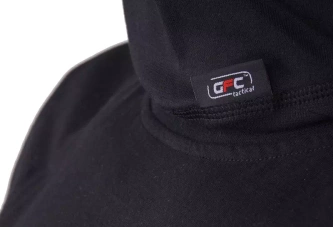 Kominiarka termoaktywna z nadrukiem, 2 otwory - CZARNA