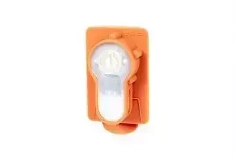 Marker elektroniczny Lightbuck Card Button - pomarańczowy (białe światło)