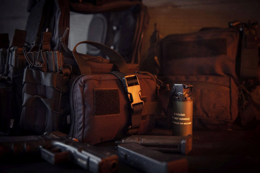 Potrójna ładownica na magazynki Open Koga - Coyote Brown