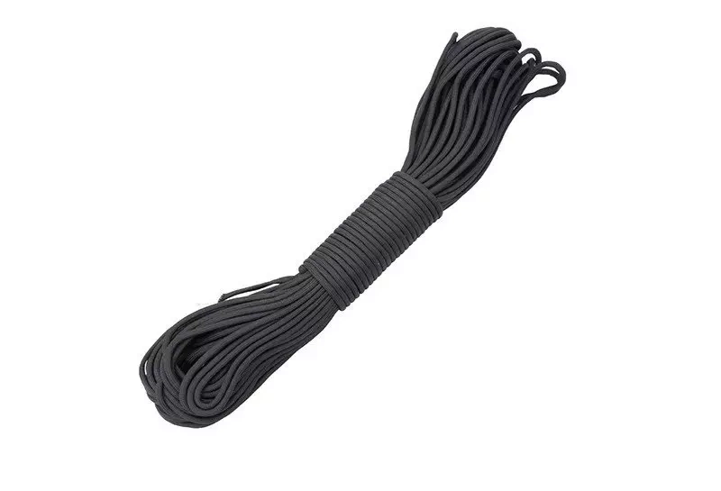 Paracord type nylon cord 30m - BLK