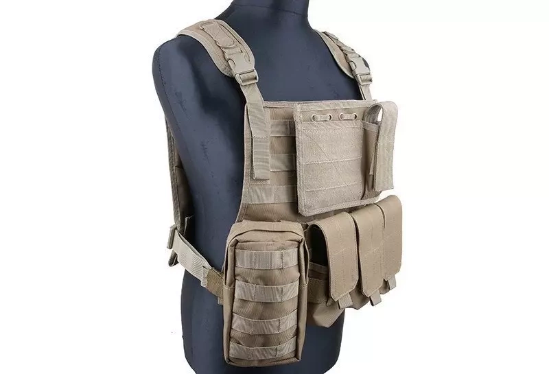 MBSS Plate Carrier type Tactical Vest – Coyote