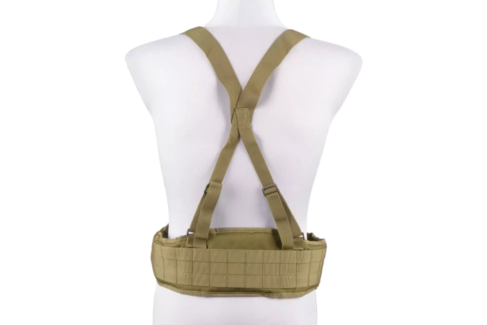 Belt with X type suspenders - olive