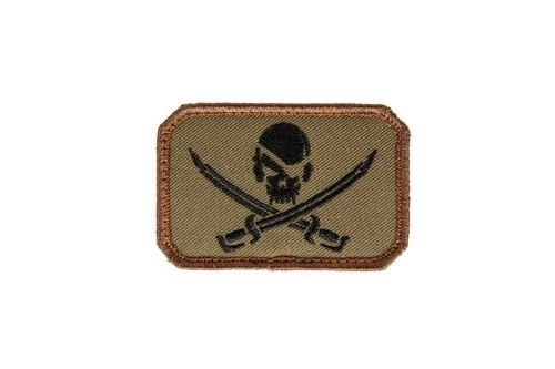 Pirate Skull Patch - Forest