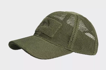 Casquette de baseball Mesh - vert olive