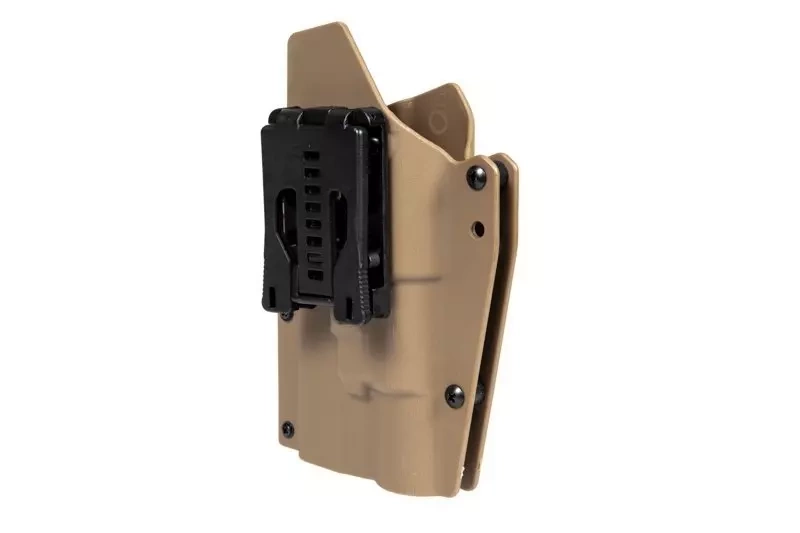 Holster composite pour répliques G17L avec éclairage tactique - Dark Earth