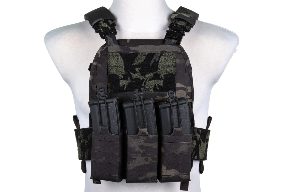Kamizelka taktyczna typu Plate Carrier Wosport VE-75 MC Black