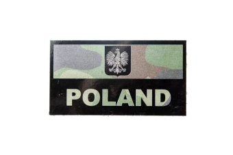 Patch - Drapeau de la Pologne avec armoiries - MC 2