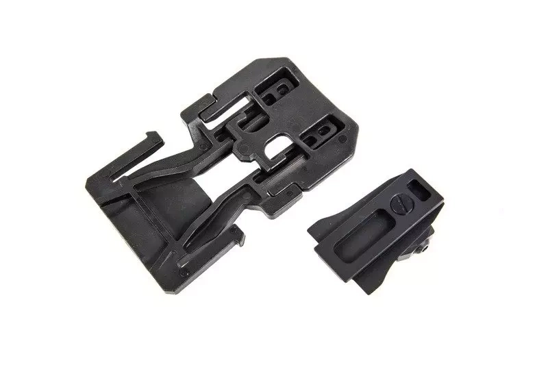 Montage RIS à répliques pour l'équipement MOLLE - noir