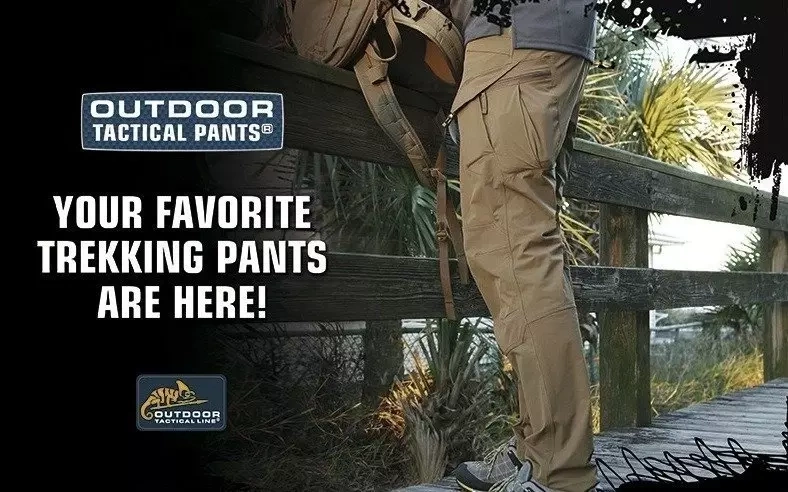 Outdoorové taktické kalhoty - Mud Brown