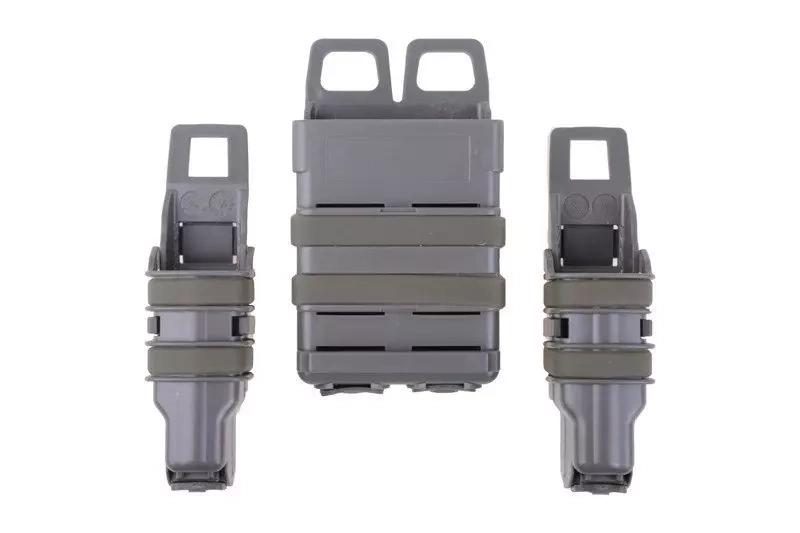 A Set of 2 FAST 5.56 and 9 mm Magazine Pouches – Foliage Green