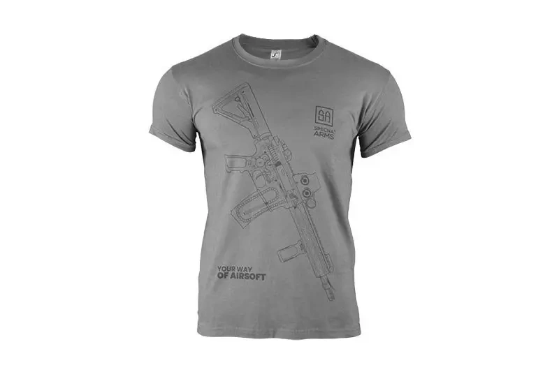 Specna Arms Shirt - Your Way of Airsoft 01 - Grey/Black