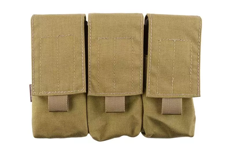 Trojité pouzdro LBT pro zásobníky M4/M16 - barva khaki