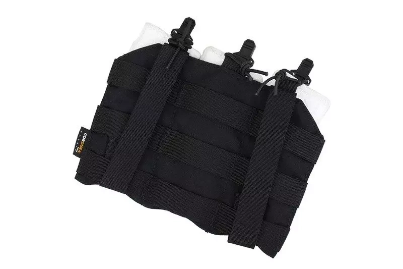 Lekka ładownica na 3 magazynki M4/M16 - czarny