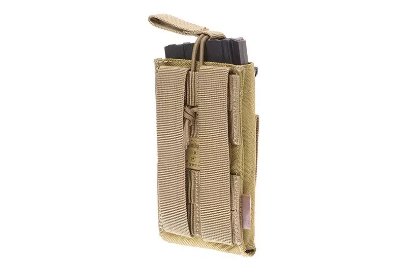 Open Top Shingle Pouch for M4/M16 + Pistol Magazine - Khaki
