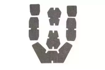 Kit velcro pour casquey type CP - Vert Feuillage