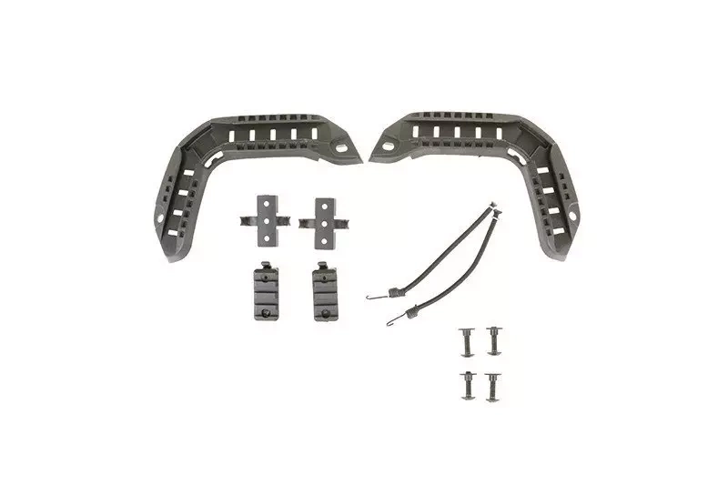 Helmet Mounting Rail - black