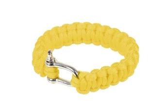 Bracelet de survie (U) - jaune