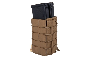 M-Tac Dubbel open magazijnlader voor AK/AR Laser Cut Coyote Brown