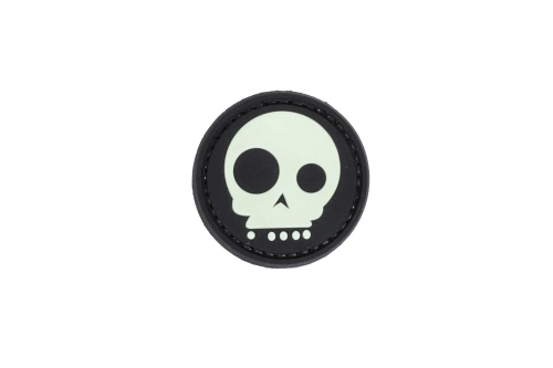 GFC Tactical Funny Skull 3D patch Noir et blanc