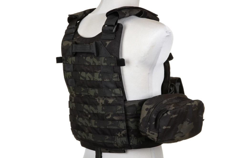 Emerson Gear 6094A Style Plate Carrier Vest with Load Kit MC Black