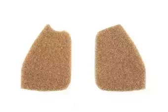 Hook&Loop hearing protectors stickers - Tan