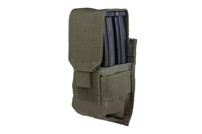 Pochette pour 2 chargeurs type M14/SR25/G36/M4 - olive drab
