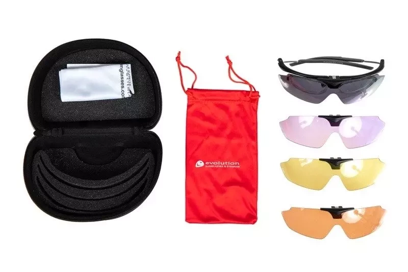 Lunettes tactiques Hawk RX (Kit)