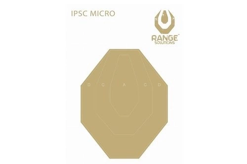 IPSC Micro Shooting Targets - 50 Pcs