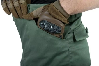 Spodnie parka - oliwkowe