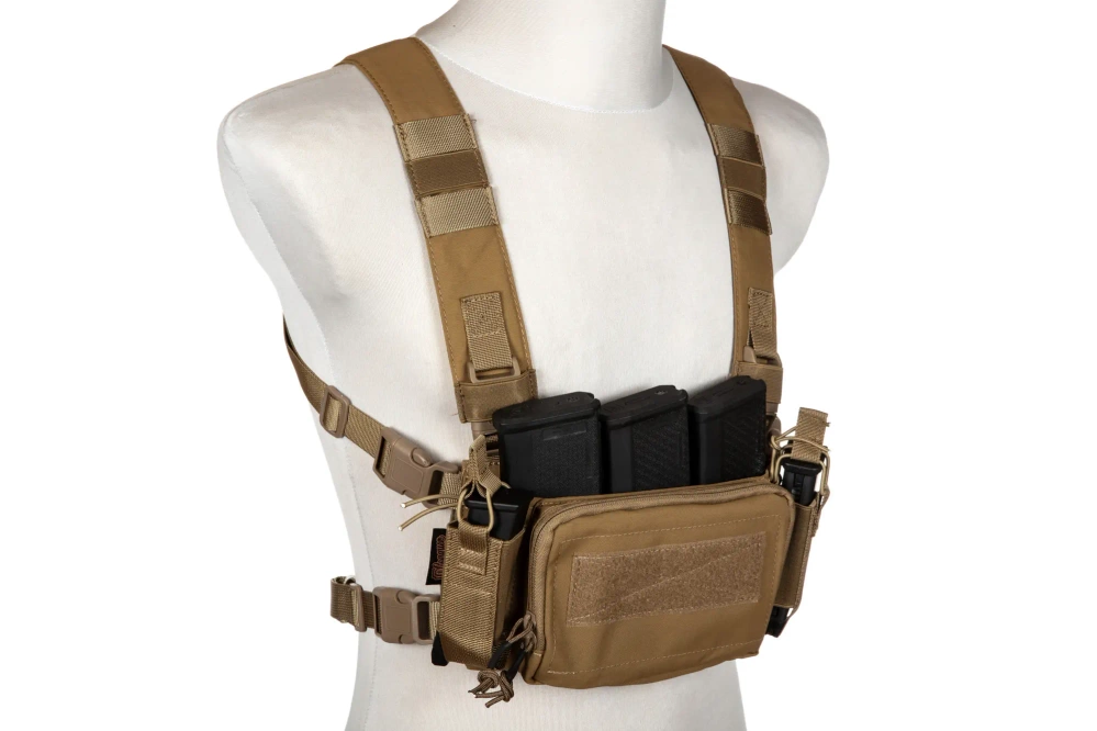 Micro-gilet Chest rig MPC - Marron Coyote