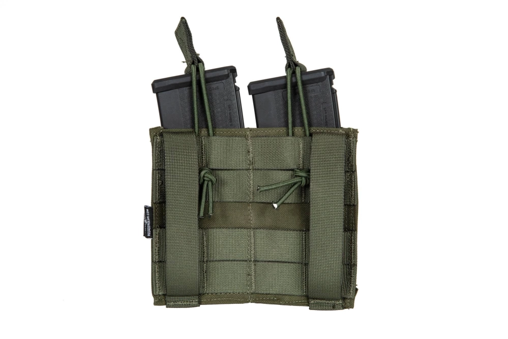 Pochette double MOLLE pour 2 chargeurs type M4/M16 - vert olive