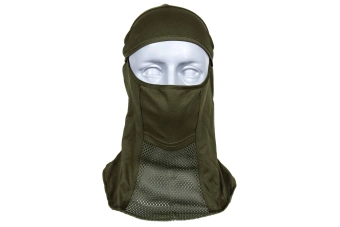 Light Balaclava with Face Protector - Ranger Green
