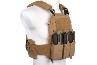 Kamizelka taktyczna typu Plate Carrier Wosport VE-75 Coyote Brown