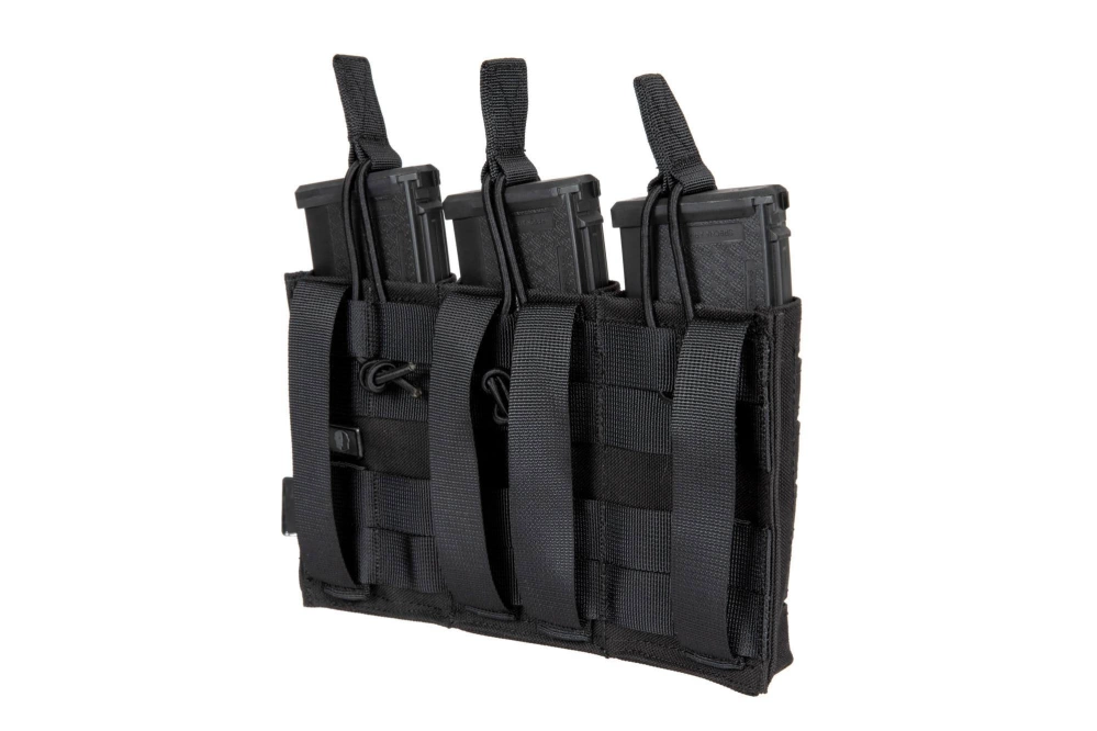 Étui triple RAPID RESPONSE M4/AK - noir