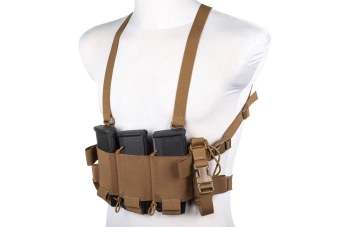 Gilet Minimalist Chest Rig Wosport VE-108 Coyote Brown