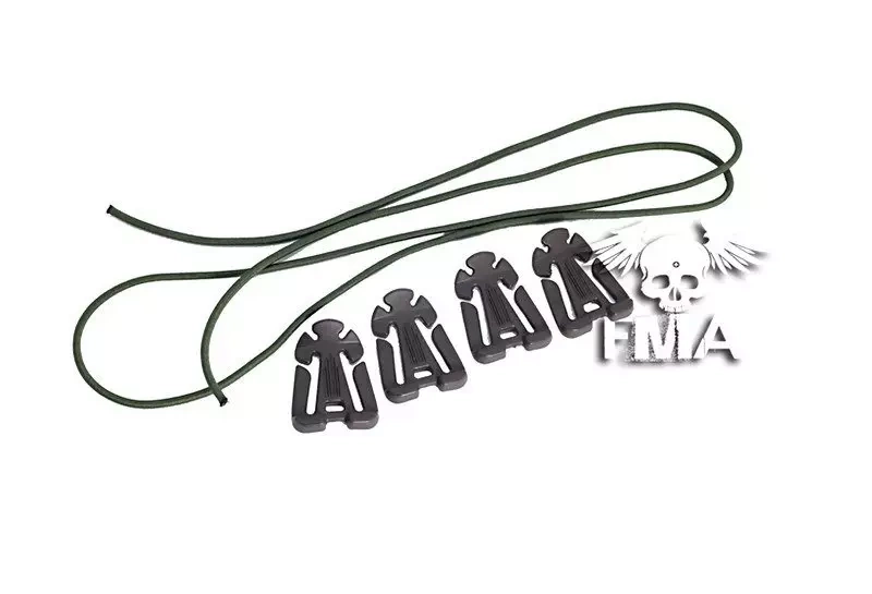 Jeu de clips de montage - olive drab