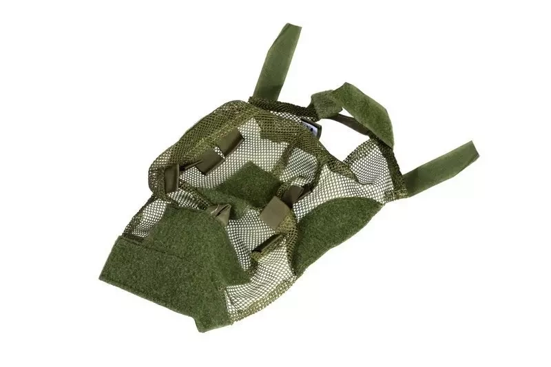 Housse en maille pour casque type fast (M) - olive drab 