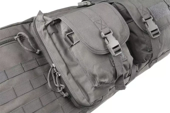 Double housse pour arme NBS 1120mm - gris