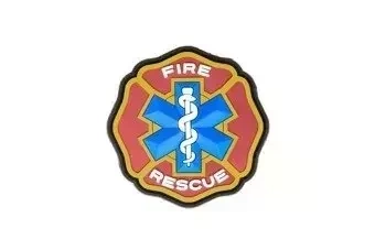 Patch PVC secours d'incendie - couleur