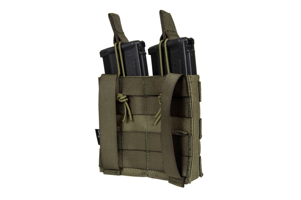 Pochette double MOLLE pour 2 chargeurs type M4/M16 - Vert Ranger
