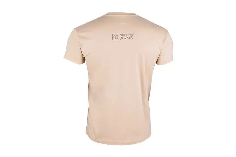 T-shirt Specna Arms - Your Way Of Airsoft 02 - tan